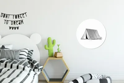 Produktbild von MuchoWow® - Wand Bild - Wohnzimmer - Runde Bilder - Alubilder - Kunst für zu Hause - Aluminium - Wanddekoration