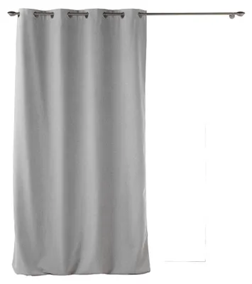 Zdjęcie produktu dla Zasłona na przelotkach JUPITER GREY, 140 x 260 cm, termoizolacyjna