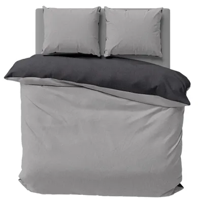 Produktbild von Winter Bettwäsche Doubleface Uni Wende kuschelig flauschig warm weich Fleece