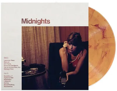 Productafbeelding van Taylor Swift: Midnights (Limited Special Edition) (Vinyl met marmering in bloedmaanmotief) - (LP / Muziek)