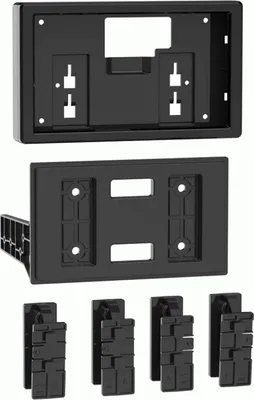 Produktbild von Metra 107-UN02 Universal Kit in Verbindung mit Metra 1/2 DIN Kits für Pioneer 6,8"