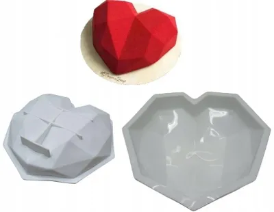 Produktbild von MTSidea Silikonform Kuchen Großes 3D Herz