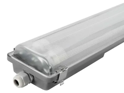 Produktbild von Ledvion Feuchtraumleuchte LED 2x150cm 2x15W 160lm/W 6500K IP65 mit Röhre