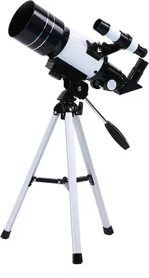 Image de 70 mm d'ouverture 300 mm télescope astronomique réfringent pour enfants débutants adultes avec trépied rétractable
