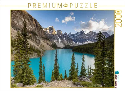 Produktbild von CALVENDO Puzzle Moraine Lake 2000 Teile Puzzle quer | 2000 Teile Lege-Größe 90x67cm Foto-Puzzle für glückliche Stunden