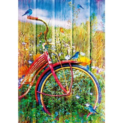 Obrázok produktu pre BLUEBIRD Puzzle Vtáčiky na bicykli 1000 dielikov