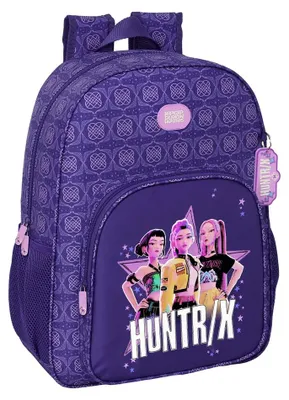 Productafbeelding van Safta K-pop Demon Hunters Fighters 19 liter rugzak, paars. Kinderrugzak, paars, one size