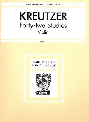 Produktbild von 42 Studies for violin