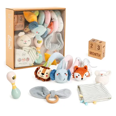 Immagine prodotto di Goodevas Set Regalo per Neonati 0-3 Mesi – Ispirato a Montessori, per Bambino e Bambina