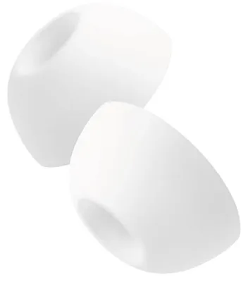 Immagine prodotto di Tappi auricolari in silicone taglia S per AirPods Pro 3, Fixed Plugs, confezione da 2, bianchi. 2 confezioni
