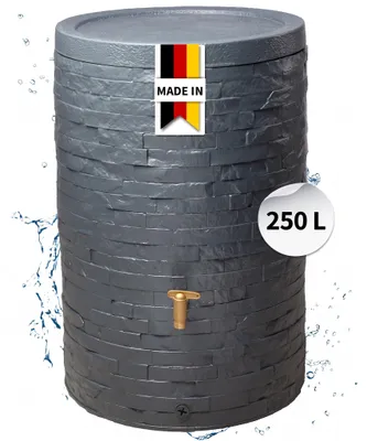 Imagen del producto de 4rain ARONDO depósito de agua de lluvia 250 L graphite grey, Imagen generada por IA