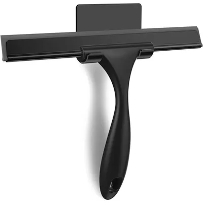Imagen del producto de INF Juego limpiacristales 14-inch — Acero inoxidable para ducha, baño, ventanas y coche con ganchos