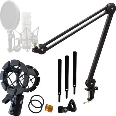 Immagine prodotto di asta microfonica keepdrum MS138 con spider microfonico PCMH1