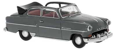 Image de Maquette de voiture Opel Olympia Rekord Cabriolet, gris foncé, 1954.