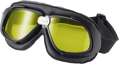 Produktbild von Bandit Classic Motorradbrille, schwarz/gelb, Einheitsgröße
