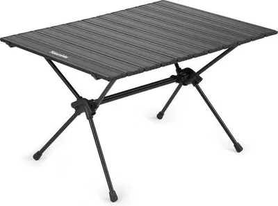 Produktbild von Unyqoos® Campingtisch klappbar aus Aluminiumlegierung, 75,5×55,5 cm, ultraleicht 2,7 kg, höhenverstellbar 44,5/34,5 cm, Traglast 30 kg, kompakt 55,5×13×14 cm – Camping & Garten