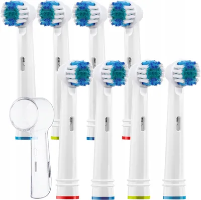Immagine prodotto di Spazzolini Oral-B Precision Clean 8 pezzi con tappi protettivi compatibili