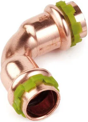 Produktbild von Kupfer Pressfitting Sudo-Press Winkel 90° 35 mm innen/innen Kontur V DVGW