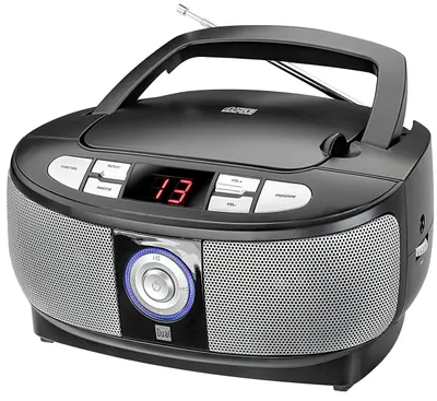Produktbild von Dual P 49-1 portable CD-Boombox mit UKW-Radio - Schwarz
