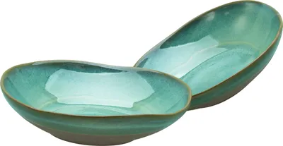 Produktbild von CreaTable, 19677, BasaltOliv, Pasta Bowl 2-tlg, Steinzeug