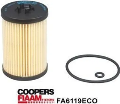 Produktbild von Ölfilter COOPERSFIAAM FILTERS FA6119ECO Filtereinsatz für VW Golf VII Schrägheck (5G1, BQ1, BE1, BE2) Passat Variant (3G5, CB5) TIGUAN (5N) T-Roc