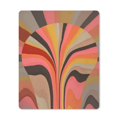 Produktbild von MuchoWow® Mauspad Mousepad Abstrakt -Kunst -Formen 19x23 cm - Mousepads - Maus Mat - Pad - Mausunterlage - Mauspads - Spielen