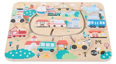 Immagine prodotto di 2Kids Toys: Pannello sensoriale "City" per lo sviluppo motorio