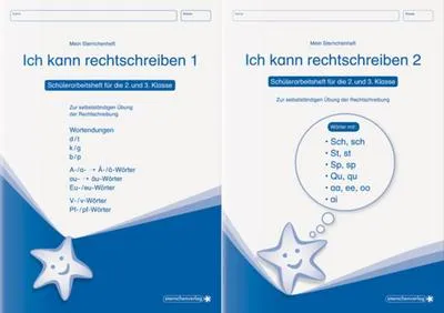 Produktbild von Ich kann rechtschreiben 1 und »Ich kann rechtschreiben 2 als Kombi, Schüler-Arbeitshefte für die 2. und 3. Klasse