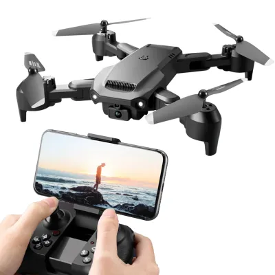 Produktbild von Ferngesteuerte Drohne, 6K-HD-Kamera, faltbare RC-Drohne mit Ein-Tasten-Funktion zum Starten und Landen sowie zur Hindernisvermeidung