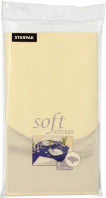 Imagen del producto de Mantel "soft selection" de PAPSTAR, color crema