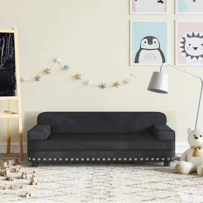 Imagen del producto de Living Store: Sofá infantil, color , 90x53x30 cm, tapizado en terciopelo