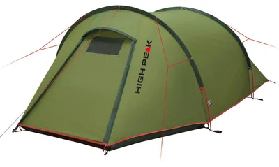 Produktbild von High Peak Kite 2 Extra Leichtgewicht, Kuppelzelt, 2 Person(en), Moskitonetz, Belüftung, Wasserdichte Nähte, Grün, Rot