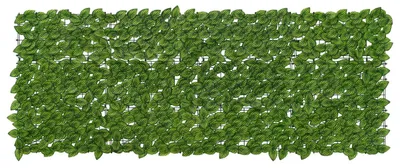 Imagen del producto de Pantalla de balcón con hojas Verde y amarillo 200 x 75 cm