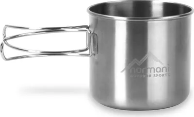 Produktbild von normani Edelstahltasse mit Klappgriff