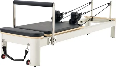 Produktbild von Pilates Reformer mit Widerstandsmaschine - Aluminium Home-Fitnessstudio für effektives Training