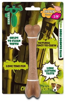 Obrázok produktu pre Mr.DENTAL žuvacia hračka bambone bone chicken S/M 1 ks