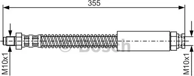 Produktbild von Bosch Bremsschlauch Vorderachse 1 987 476 519