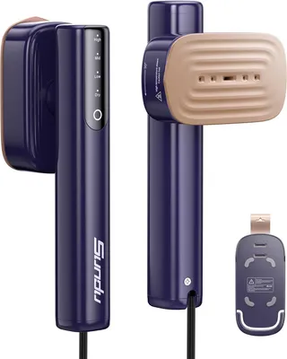 Produktbild von 1200W Dampfglätter für Kleidung, Reisedampfglätter mit LED-Anzeige, Touch-Bedienung, 3 Dampfstufen, 100 ml Wassertank, Vertikal & Horizontal Bügeln
