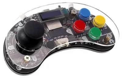 Produktbild von Elecrow CrowBot Joystick Controller, Bluetooth & WLAN, OLED, 6 Tasten, Vibrationsmotor
