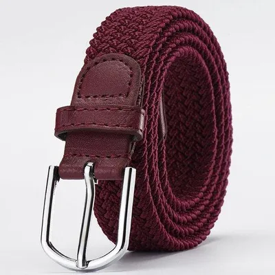 Immagine prodotto di Cinghie elastiche intrecciate per uomo e donna, cinghie decorative 107 x 2,5 cm