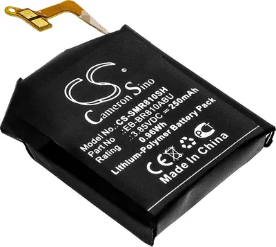 Image de TECHTEK Batterie compatible avec [Samsung] BN59-01357F, Galaxy Watch 42mm, SM-R810, SM-R815 remplace EB-BR170ABU, pour EB-BR170ABY, pour EB-BR810ABU,
