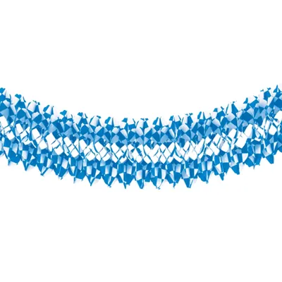 Image de PAPSTAR Guirlande grande taille "Bleu bavarois" en papier