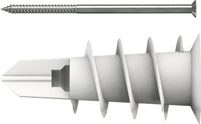 Produktbild von TOX 068 101 231, Schrauben- & Dübelsatz, Beton, Metall, Kunststoff, Grau, Weiß, 4,5 mm, 45 mm