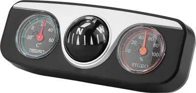 Obrázok produktu pre 3 v 1 Auto Truck Dash Mount Navigácia Smer Kompas Teplomer Vlhkomer