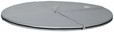 Productafbeelding van HOMCOM Dansstangmat, diameter 150 cm, beschermmat voor dansstangen, 5 cm dik, opvouwbaar