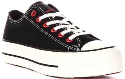 Produktbild von Converse All Star Lift A19059C in Schwarz mit Valentines-Plateau – 6,5 UK – 39,5 EU – 8,5 US / Schwarz