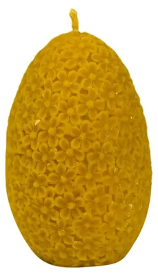 Image de Œufs décoratifs en cire d'abeille, de grande taille, fabriqués à 100% en cire d'abeille naturelle