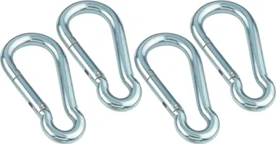 Produktbild von MARINETECH Karabinerhaken, Edelstahl A4, 4x40 mm, 4 Stück