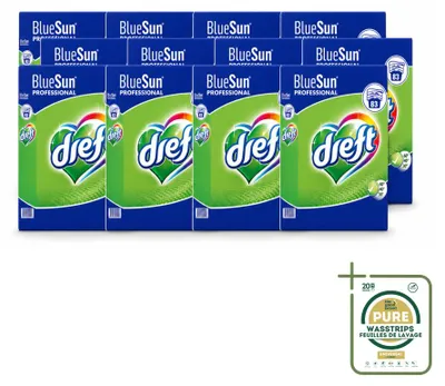 Produktbild von 12 x Dreft Professional Waschmittelpulver für weiße und bunte Wäsche - Vorratspackung - 12 Stücke