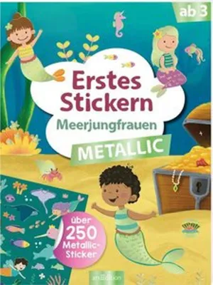 Obrázok produktu pre Erstes Stickern Metallic - Meerjungfrauen